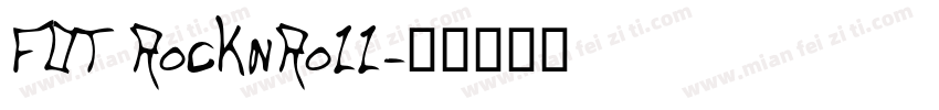FOT RocknRoll字体转换